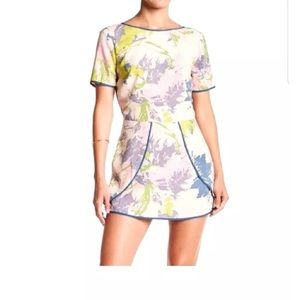 ADEYLN RAE FLORAL SKORT ROMPER CREW NECK